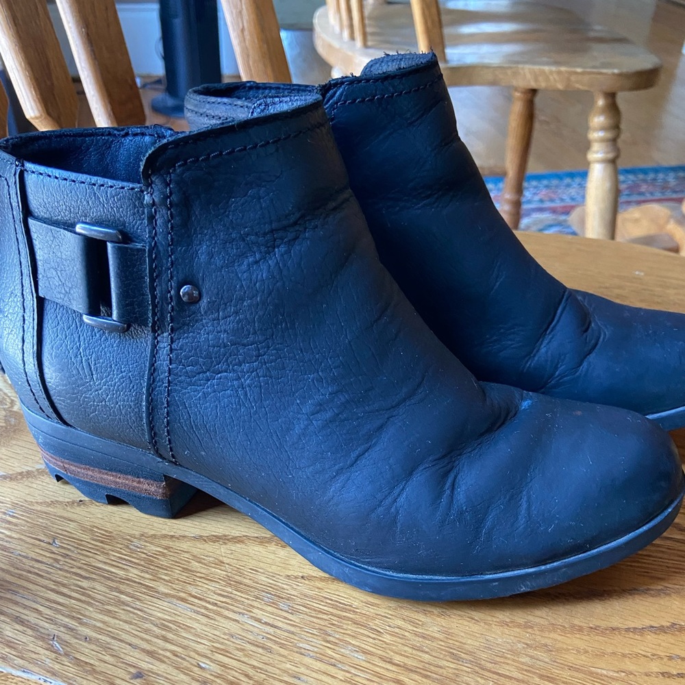 Sorel Black Booties